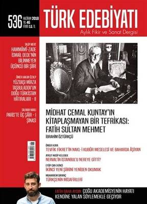 Türk Edebiyatı Dergisi Sayı: 536 Haziran 2018 - 1
