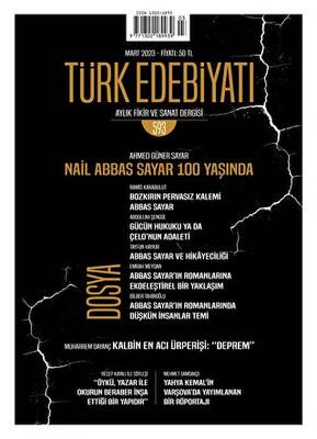 Türk Edebiyatı Dergisi Sayı: 593 Mart 2023 - 1