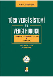 Türk Vergi Sistemi ve Vergi Hukuku - Turkish Taxation System and Tax Law - 1
