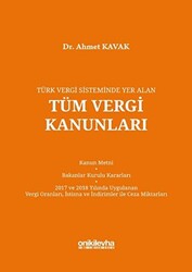 Türk Vergi Sisteminde Yer Alan Tüm Vergi Kanunları - 1