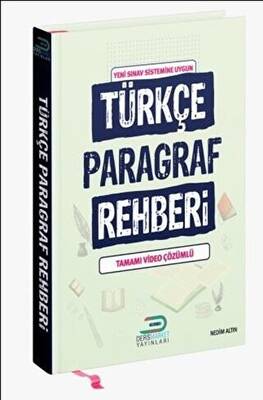 DersMarket Yayınları Türkçe Paragraf Rehberi Tamamı Soru Altı Video Çözümlü - 1