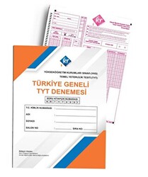 KR Akademi Yayınları Türkiye Geneli Optikli TYT Denemesi - 1