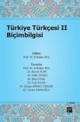 Türkiye Türkçesi 2 Biçimbilgisi - 1