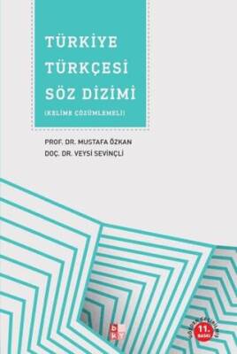 Türkiye Türkçesi Söz Dizimi - 1