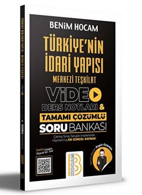 Benim Hocam Yayınları Türkiye`nin İdari Yapısı Merkezi Teşkilat Video Ders Notları ve Tamamı Çözümlü Soru Bankası - 1