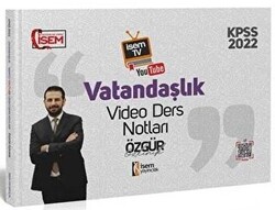 İSEM Yayıncılık TV KPSS Genel Kültür Vatandaşlık Video Ders Notu - 1