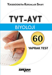 Ankara Yayıncılık TYT - AYT Biyoloji Yaprak Test - 1