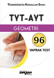 Ankara Yayıncılık TYT - AYT Geometri Yaprak Test - 1