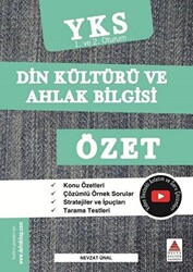 Delta Kültür Yayınevi TYT-AYT YKS 1. ve 2. Oturum Din Kültürü ve Ahlak Bilgisi Özet - 1