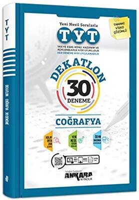 Ankara Yayıncılık TYT Coğrafya Dekatlon 30 Deneme - 1