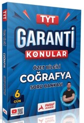 TYT Coğrafya Garanti Konular Soru Bankası - Paraf Akademi