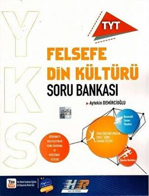Hız ve Renk Yayınları TYT Felsefe Din Kültürü Soru Bankası - 1