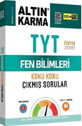 Altın Karma Yayınları TYT Fen Bilimleri Fizik - Kimya - Biyoloji Konu Konu Çıkmış Sorular - 1