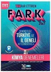 Yayın Denizi Yayınları TYT Kimya Fark 25x7 Tekrar Ettiren Denemeleri - 1