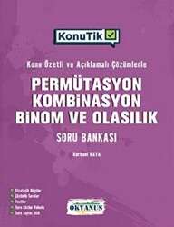 Okyanus Yayınları TYT KonuTik Permütasyon, Kombinasyon, Binom Ve Olasılık Soru Bankası - 1