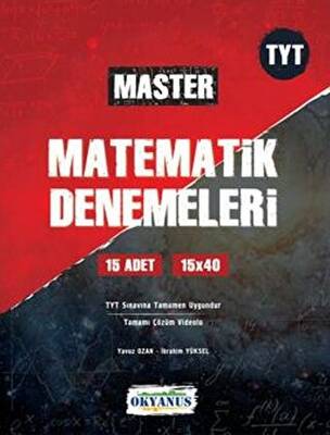 Okyanus Yayınları TYT Master 15 Matematik Denemeleri - 1