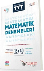 Limit Yayınları TYT Matematik 15x40 Deneme - 1