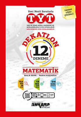 Ankara Yayıncılık TYT Matematik Dekatlon 12 Deneme - 1