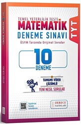 Derece Yayınları - Bayilik TYT Matematik Deneme Sınavı 10 Deneme - 1