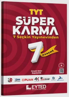 EYTED Yayınları TYT Süper Karma 7`li Deneme - 1