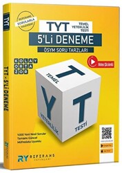 Referans Yayınları TYT Tamamı Video Çözümlü 5 Fasikül Genel Deneme Seti - 1