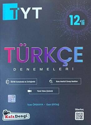 Kafa Dengi Yayınları TYT Türkçe Branş Denemesi 12` li - 1