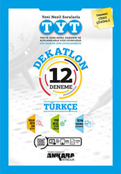 Ankara Yayıncılık TYT Türkçe Dekatlon 12 Deneme - 1