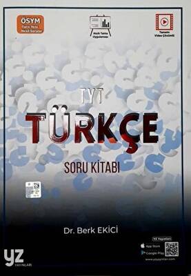 YZ Yayınları Tyt Türkçe Soru Kitabı - 1
