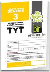 Bir Eğitim Kurumları TYT Türkiye Geneli Deneme 3 - 1