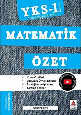Delta Kültür Yayınevi TYT YKS 1. Oturum Matematik Özet - 1