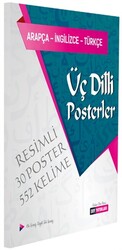 DDY Yayınları Üç Dilli Posterler - Arapça - İngilizce - Türkçe - 1