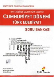 Aydın Yayınları Üniversiteye Hazırlık Cumhuriyet Edebiyatı Soru Bankası - 1