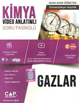 Çap Yayınları Üniversiteye Hazırlık Kimya Gazlar Konu Anlatımlı Soru Bankası - 1