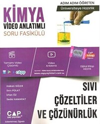 Çap Yayınları Üniversiteye Hazırlık Kimya Sıvı Çözeltiler ve Çözüürlük Konu Anlatımlı Soru Fasikülü - 1