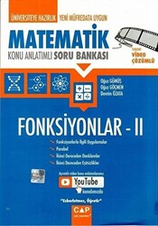 Çap Yayınları Üniversiteye Hazırlık Matematik Konu Anlatımlı Soru Bankası Fonksiyonlar II - 1