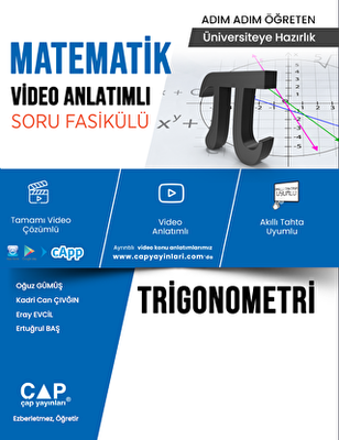 Çap Yayınları Üniversiteye Hazırlık Matematik Video Anlatımlı Trigonometri Soru Fasikülü - 1