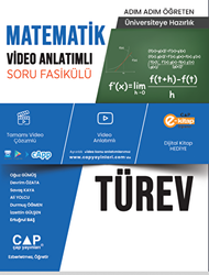 Çap Yayınları Üniversiteye Hazırlık Matematik Video Anlatımlı Türev Soru Fasikülü - 1