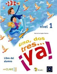 Uno, Dos, Tres... ya! 1 Libro del Alumno Ders Kitabı +Audio Descargable 7-10 yaş İspanyolca Temel Seviye - 1