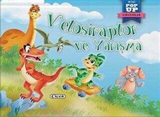 Velosiraptor ve Yarışma - Mini Pop-Up Dinozorlar - 1