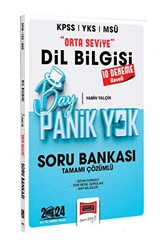 Yargı Yayınevi 2024 KPSS YKS MSÜ Bay Panik Yok Dil Bilgisi Orta Seviye Tamamı Çözümlü Soru Bankası - 1