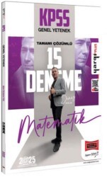 Yargı Yayınevi 2025 KPSS Genel Yetenek Tamamı Çözümlü Matematik 15 Deneme - Yargı Yayınevi