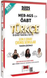 Yargı Yayınevi 2025 MEB-AGS ÖABT Türkçe Öğretmenliği Son 5 Sınav Çıkmış Sorular - Yargı Yayınevi