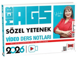 Yargı Yayınevi 2026 MEB-AGS Öğretmen Adayları İçin Sözel Yetenek Video Ders Notları - Yargı Yayınevi