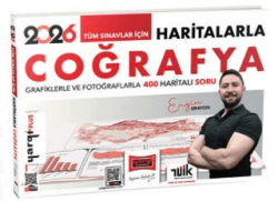 Yargı Yayınevi 2026 Tüm Sınavlar İçin Haritalarla Coğrafya Grafiklerle ve Fotoğraflarla 400 Haritalı Soru - Yargı Yayınevi