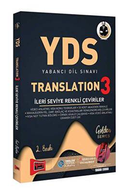 Yargı Yayınevi YDS Translation 3 İleri Seviye Renkli Çeviriler - 1