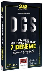 Yargı Yayınevi Yargı Yayınları 2023 DGS Çıkması Muhtemel Sorular Tamamı Çözümlü 7 Deneme - Yargı Yayınevi