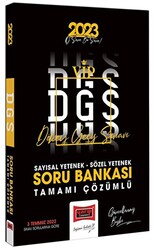 Yargı Yayınevi Yargı Yayınları 2023 DGS Sayısal-Sözel Yetenek Tamamı Çözümlü Soru Bankası - 1