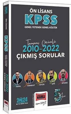 Yargı Yayınevi Yargı Yayınları 2024 KPSS GY-GK Ön Lisans Tamamı Çözümlü 2010-2022 Çıkmış Sorular - 1
