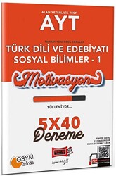 Yargı Yayınevi Yargı Yayınları AYT Türk Dili ve Edebiyatı Sosyal Bilimler - 1 5x40 Deneme - 1