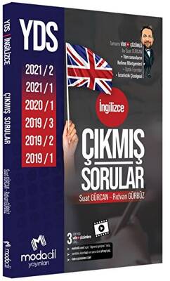 Modadil Yayınları YDS İngilizce Çıkmış Sorular Tamamı Video Çözümlü - 1